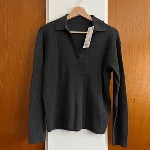 Uniqlo Knit Polo Sweater